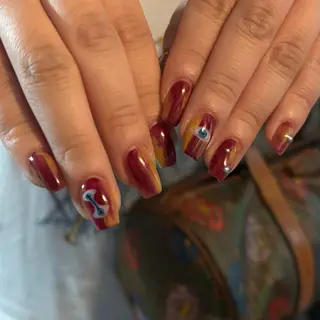 ネイル 🪐富島彩夏 /海外nail🪐のネイルデザイン