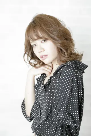 ミディアム 似合わせカット 銀座/アライ カズヤのヘアスタイル