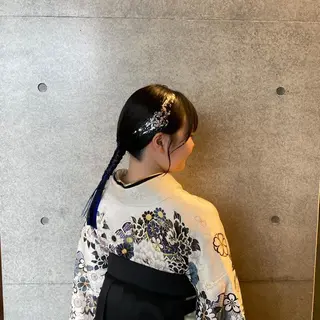 ミディアム ヘアアレンジ しみず さくら🌸のヘアスタイル