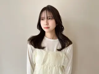 セミロング 須川源太/YUWON レイヤーカット/韓国のヘアスタイル