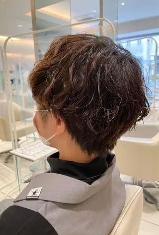 ショート パーマ . Chisaのヘアスタイル