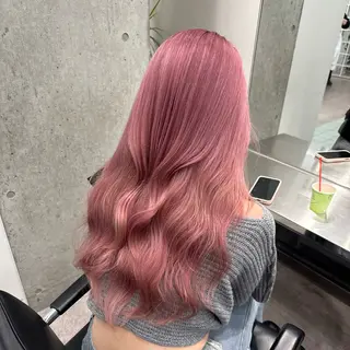 ロング カラー 渋谷ブリーチカラー✨ sara💛のヘアスタイル
