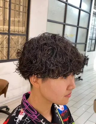 パーマ メンズ 可愛い顔周りカット お任せください✨中川のヘアスタイル