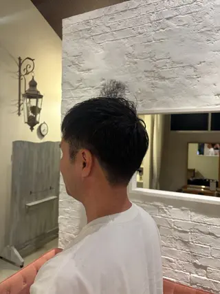 メンズ MAHAE 東芝のヘアスタイル