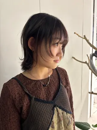 ミディアム カラー ワンカラー¥3850 /アレンジ/あみ🎶のヘアスタイル