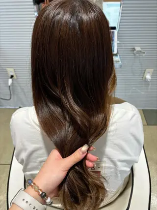 カラー 淡色┊︎ナチュラル 🧁奈那美🧁*.゜のヘアスタイル