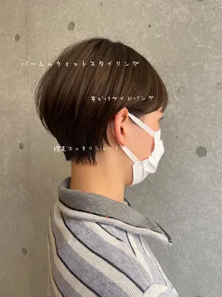 ショート レイヤー🍒ウルフ 🤎店長anju🪽のヘアスタイル