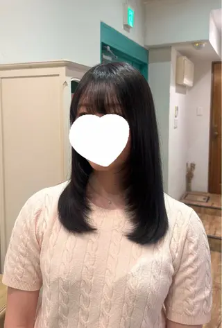 ミディアム 佐竹 渚のヘアスタイル