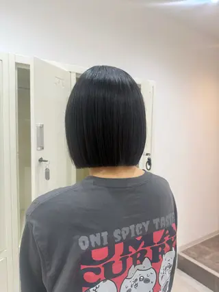 ミディアム カラー ボブ迷子卒業/トレン ドボブ/あすか🐯のヘアスタイル