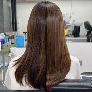 ロング 髪質改善メニュー 長井 美佐子のヘアスタイル