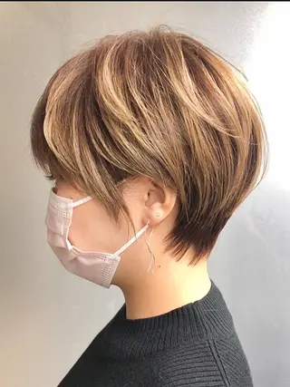 ショート 長谷川 駿のヘアスタイル