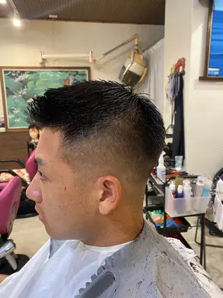 ショート メンズ 森　敦生👑 メンズカット＆パーマのヘアスタイル