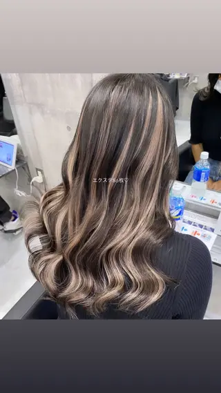 ミディアム カラー パーマ ヘアアレンジ メンズ 最新艶髪トレンド¦ ヘア¦miyu🐒♡のヘアスタイル