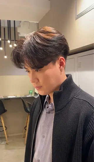 パーマ メンズ 中島 史優のヘアスタイル
