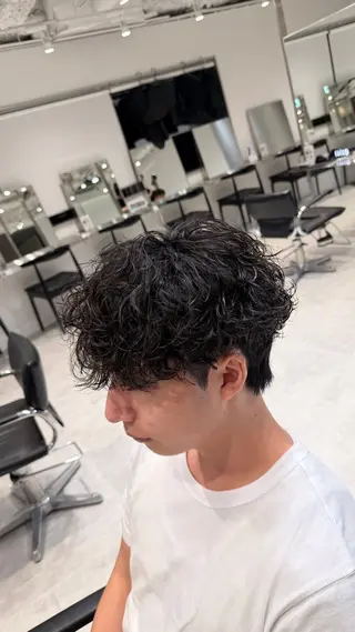ショート パーマ メンズ fifth 堀内新史のヘアスタイル