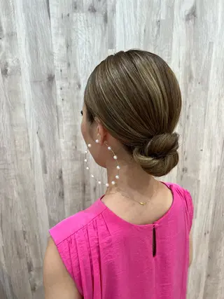 ヘアアレンジ ヘアメイクネイリスト hidemi中目黒のヘアスタイル