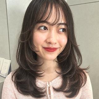 ミディアム 似合わせカット/ヘア セット/MIHO🎀のヘアスタイル