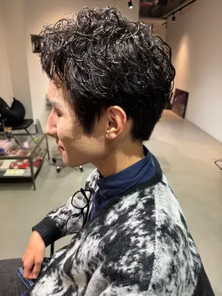 ショート パーマ メンズ Mizuki Yajimaのヘアスタイル