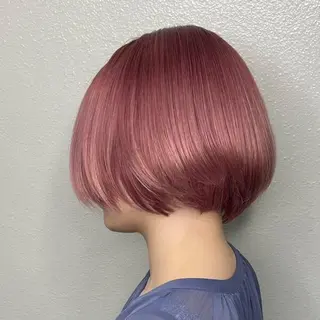 ショート カラー パーマ ヘアアレンジ メンズ キッズ ネイル マツエク・マツパ アイブロウ エクステモデル募集 💗大阪梅田/川上のヘアスタイル