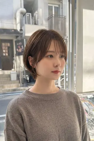 ショート tre.甲子園口店/ レイヤーカットのヘアスタイル