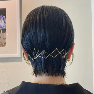 ショート ヘアアレンジ 🍃YURI 🍃のヘアスタイル