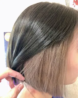 ショート カラー 中島 大聖のヘアスタイル