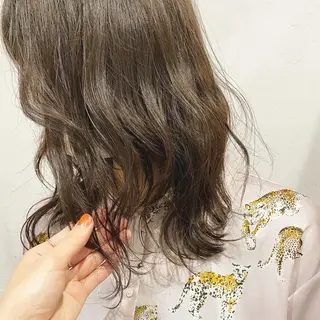 ミディアム カラー ボブ/salut町田 🧡kanaのヘアスタイル