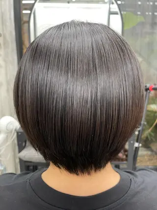 ショート 梅雨対策すぐ巻ける ☔️縮毛矯正勝倉　麗のヘアスタイル