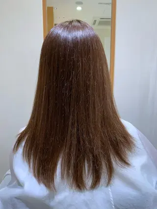 ロング カラー パーマ ヘアアレンジ ネイル マツエク・マツパ ARMONY秋山輝也 コテ巻き風パーマ特化のヘアスタイル