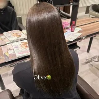 ロング カラー Chimomo 🩵ྀི縮毛矯正のヘアスタイル