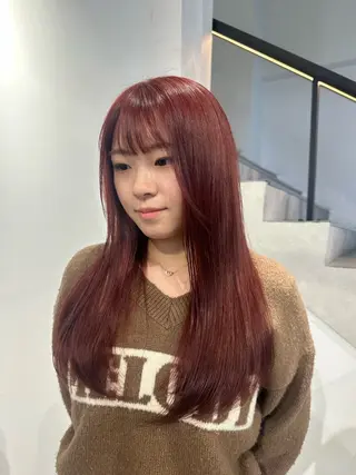 ロング 韓国ヘアメンズ・レデ ィース特化ミクのヘアスタイル