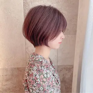 ショート カラー 廣瀬双葉 ボブ/ミディアムのヘアスタイル