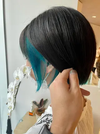 ショート カラー 新井啓介 宇都宮美容師のヘアスタイル