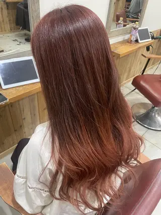 ロング カラー Wカラーレイヤーカ ット⚡️CHIAKIのヘアスタイル