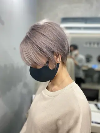 ショート カラー レイヤーカット 赤み消し　店長/大和のヘアスタイル
