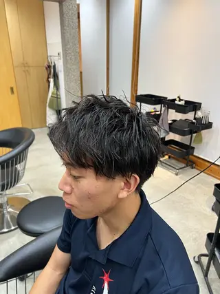 メンズ 解良 優斗のヘアスタイル