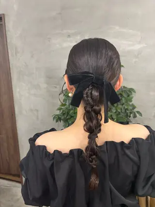 ヘアアレンジ ✨透明感艶カラー ✨💍Yuri💍のヘアスタイル