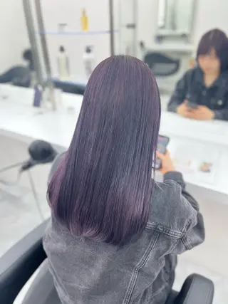 セミロング カラー Zina熊本🫧 Kurehaのヘアスタイル