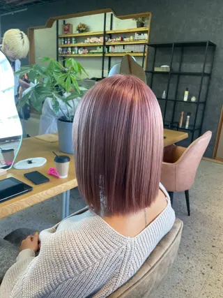 ショート ))ブリーチ特化(( 渡邉 怜のヘアスタイル