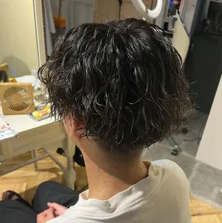 ショート パーマ メンズ 🫟メンズスタイル 特化型マナ🫟のヘアスタイル