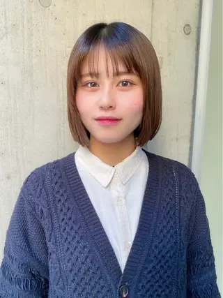 ショート 似合わせレイヤー/ ケアパーマ/高倉のヘアスタイル