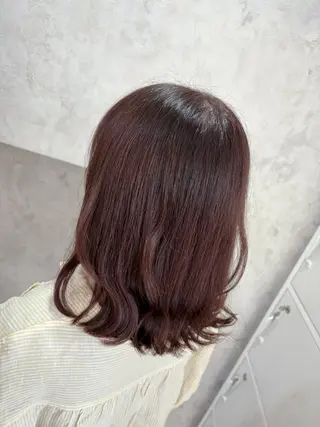 カラー うる艶カラー/美髪 折戸光希のヘアスタイル