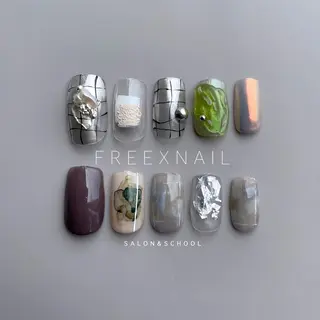 ネイル freex nail /ニュアンス/個性派のネイルデザイン