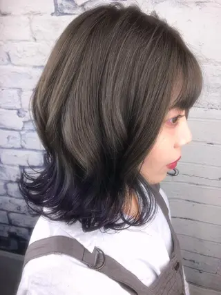 ミディアム ✨メテオ　髪質改善✨ シバタのヘアスタイル