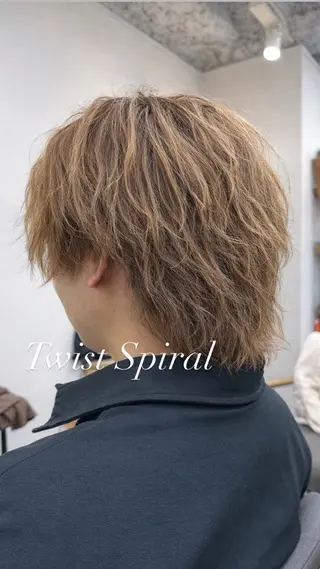 カラー パーマ メンズ メンズ特化 ⚡️ナツキ⚡️のヘアスタイル