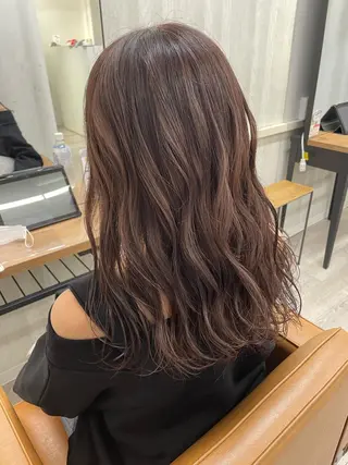 セミロング カラー 💫大宮美容師💫 azusaのヘアスタイル