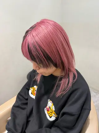 ミディアム カラー 🍇おぐら めぐみ🍇のヘアスタイル