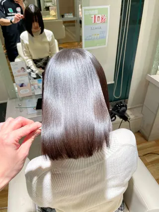 ミディアム 阿部 祥大のヘアスタイル