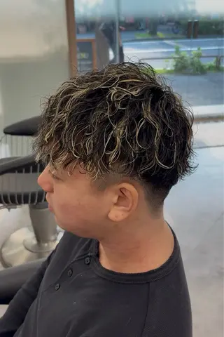 パーマ メンズ メンズパーマは私一択 佐藤有紀のヘアスタイル