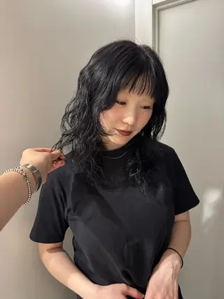 カラー 中澤 眸乃のヘアスタイル